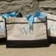 11 Monogrammed Bridesmaid Gift Totes, bridesmaid gift, mongorammed tote, Personalized Tote