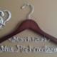 Personalized Wedding Hangers, Bridal Hangers, Bride gift, Wedding Gift,custom made wedding Hangers, Name Hanger,shower gifts