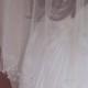 Pearl Beaded Wedding Veil Bridal Veil Fingertip Length, One Tier