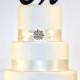 Custom - 5 inch Monogram Acrylic Wedding Cake Topper in Any Letter A B C D E F G H I J K L M N O P Q R S T U V W X Y Z