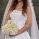 Cascading Wedding Veil Fingertip 46 2 Layer Bridal Veil Illusion Tulle Circular Drop Veil Waltz Plain Cut Edge