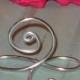 100 Silver Infinity Bow Wire Name Place Cards, or Small Table Number Holders, Silver Table Number Stands, See 99 cent each Bundle Special