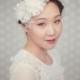Wedding Hair Flower - Wedding Headpiece - Handmade Silk Flower - Ivory Wedding Hair Piece - Wedding Hair Accessories - Style FL1313