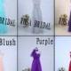 Bridesmaid dress, Wedding Prom Dress Nine of many ways wear custom size color