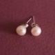 Freshwater Pearl Earrings, wedding jewelry, bidesmaid earrings gift, naturalpearl stud earrings, pearls post earrings