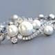 Bridal Bracelet, Pearl Bracelet, Crystal Wedding Bracelet, Pearl Wedding Jewelry, Bridal Jewelry, TILLY