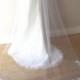 Ivory cathedral veil,cathedral lace veil