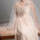 Rhinestone Juliet Cap Veil, Great Gatsby Bridal Veil, 1920s Inspired Wedding Veil - Sasha