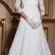 Elegant 3/4 Sleeves Lace Up Court Train Lace Bridal Gown- AU$ 1,032.74 - DressesMallAU.com