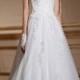 Modern High Neck Tulle Beading Short Sleeves Wedding Dress- AU$ 760.97 - DressesMallAU.com