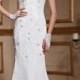 Elegant Fishtail Sleeveless Lace Ivory Wedding Gown- AU$ 1,152.32 - DressesMallAU.com