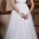 Elegant High Neck A Line Tulle Long Bridal Gown- AU$ 706.61 - DressesMallAU.com