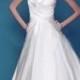 Gorgeous One Shoulder Sleeveless Ball Gown Satin Wedding Dress- AU$ 353.31 - DressesMallAU.com
