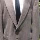70's Vintage Polyester/Wool/Linen Men's Brown Tweed Lined Sport Coat/ Blazer Size 42
