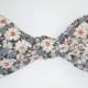 Mens Freestyle Bow Tie Liberty of London Alice W Daisies Floral Self Tie Your Own BowTie