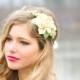 bridal headband, wedding accessories, natural bridal headpiece, bridal headband, natural flower crown
