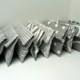 Set of 9 Gray Bridesmaid Clutches Gray and White Makeup Bags
