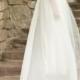 Silk Chiffon French Alencon Lace Veil, Cathedral Veil, Silk Bridal Veil, Heirloom Veil - Victoria  MADE TO ORDER- Style 6913