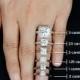 Rian's 5 Carat Princess Cut Engagement Ring