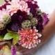 Modern Wedding Bouquets With Texture