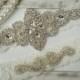 Wedding Garter, Bridal Garter Set - Ivory Lace Garter, Keepsake Garter, Toss Garter, Rustic Wedding - Style 100A
