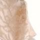 Blush Pink & Vintage Cream Bridal Cosmetic Bag Bridesmaid Gift (Blush Wedding, Blush Bridesmaid Gift)