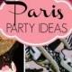 French / Parisian / Birthday "Paris Spa Party"
