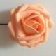 100 pcs Orange Wedding Flowers Artificial Foam Roses Diameter 3" For Bridal Bouquet Table Centerpiece