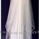 IVORY CLASSIC 2 tier Elegant Wedding Bridal veil. White or Ivory , your choice. Fingertip  with silver comb ready to wear