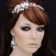 Crystal Headband , Bridal Headpiece , Bridal Hair Accessory , Wedding Headband , Swarovski Crystal Bachelorette Headband
