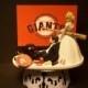 SAN FRANCISCO GIANTS Baseball or your team Bride and Groom Funny Wedding Cake Topper