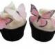 EDIBLE BUTTERFLIES CUPCAKE Toppers - 24 Light Pink Edible Butterflies - Blush Pink Cake Decorations