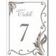 Table Numbers Wedding Table Numbers Printable Table Cards Download Leaf Elegant Table Numbers Gray Table Numbers Digital (Set 1-20)