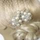 Birdcage Veil and a Bridal Pearls Hair Comb 2 Items,bridal veil, Bridal Headpiece Blusher Bird Cage Veil accessories Wedding comb rhinestone