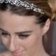 Wedding Headband,Bridal Headband,Flower Headband,Queen Crown,Princess Tiara Headband,Swarovski Crystal Headband,Wedding Jewelry-10359