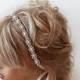 Wedding headband, Bridal Headband, Bridal Hair Accessory, Rhinestone and Pearl headband, Wedding hair Accessory