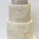 Gray Rustic Buttercream Wedding Cake
