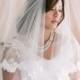 20% OFF SALE 2 Tier Veil Alencon Lace Veil Bridal Veil Wedding Veil  Comb Veil