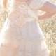 Ivory Lace Flower Girl Dress -Ivory Lace Baby Doll Dress/Rustic Flower Girl/-Vintage Wedding-Shabby Chic Flower Girl Dress