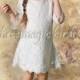 SALE Lace Flower Girl Dress-Christening Birthday-Long Sleeve Flower Girl Dress-Country Flower Girl-Bridesmaid-Christmas-Winter Flower Girl