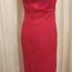 Made in Australia by Stephanelle Vintage Sexy 80s Red Open Back Formal Prom Bridesmaid Dress