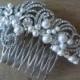 Pearl bridal hair comb for brides!