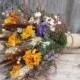 Autumn HARVEST Bridesmaid Dried Flower Bouquet - For a Rustic Country Wedding