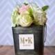 PERSONALIZED Flower Girl Bucket with Initials