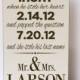 Mr. and Mrs., She Stole His Last Name, Wooden Sign, Wedding Gift, Anniversary Gift, Wedding Decor, Engagement, Bridal Shower,You Pick Colors