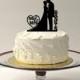 Monogrammed Silhouette Cake Topper Mr and Mrs Personalized Silhouette Wedding Cake Topper Bride and Groom Cake Topper