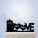 Dr Who Love Cake Topper