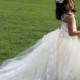 Ivory Satin Corset Flower Girl Dress Tutu and Detachable Train;  Weddings, Pageants and Portraits
