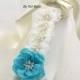 Sandals, Barefoot, Flats, Wedding, Bridal, Beach, Destination, Foot Jewelry, Ivory, Blue, Pearls, Crystals, Lace, Elegant, Lace up