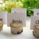 20 Birch Wood Place Card Holders, Birch Trees,  for Weddings, Meetings, School Events, Artists, or Craft Shows
